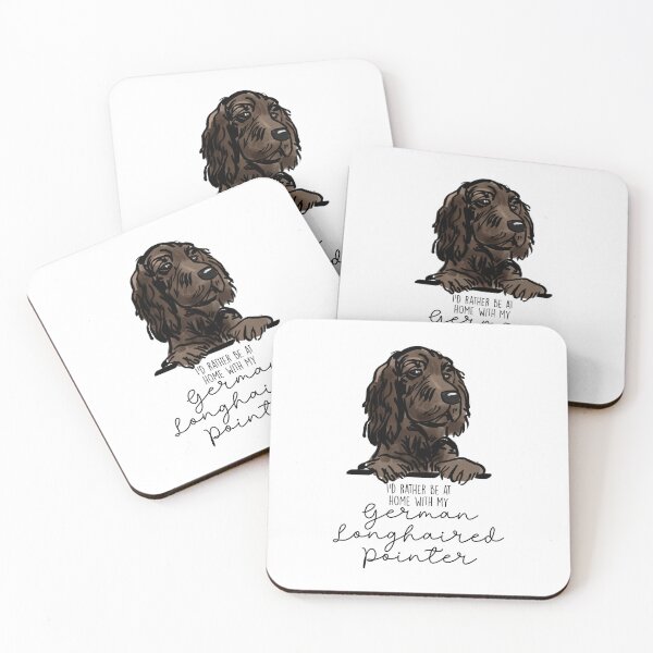 Item preview, I’d rather be at home with my German Longhaired Pointer designed and sold by Little Fuzz Shop.