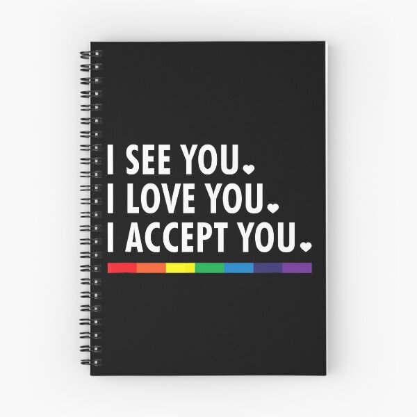 Item preview, I see I love you I accept you - LGBTQ Ally Gay Pride  designed and sold by Bridge Galson.