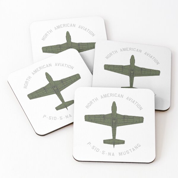 Item preview, North American Aviation - P-51D-5-NA MUSTANG - Black designed and sold by boltjesdesign.