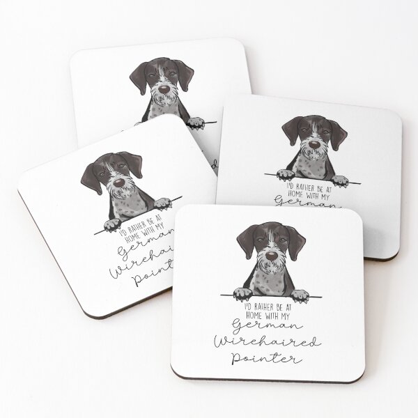 Item preview, I’d rather be at home with my German Wirehaired Pointer designed and sold by Little Fuzz Shop.
