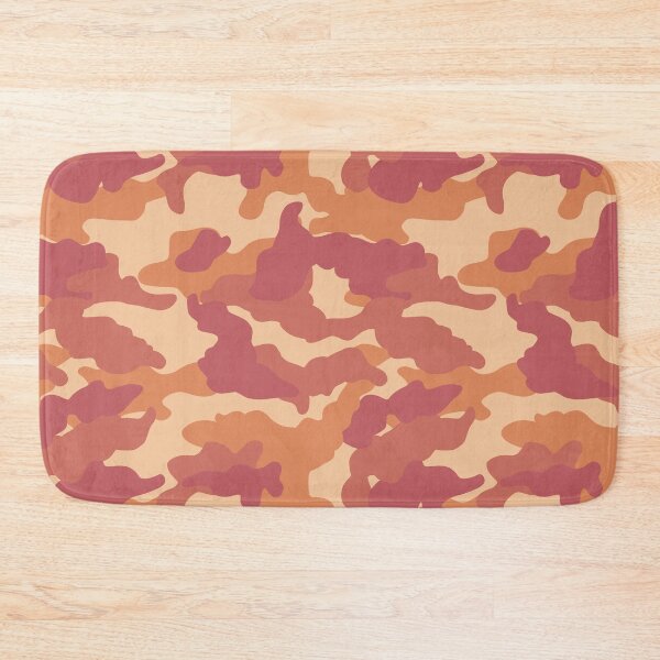 Aperçu de l'œuvre Français Camo Orange Seamless Pattern créée et vendue par TheMajesticGoat.