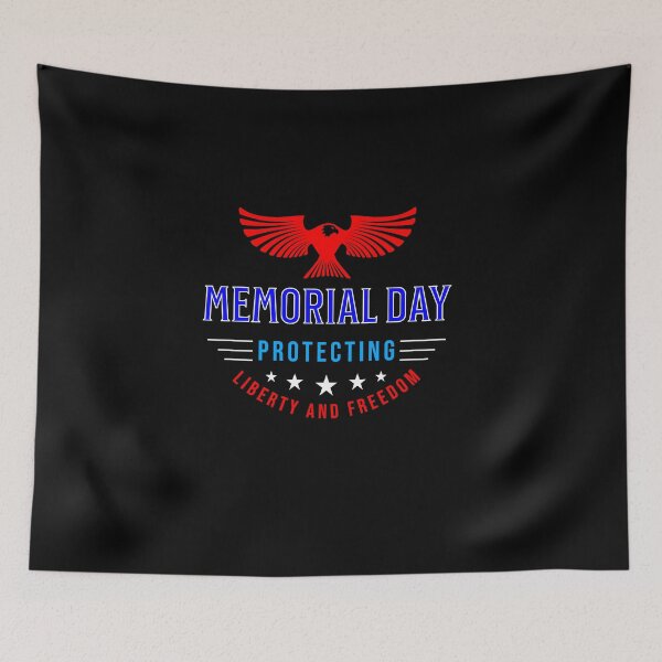 Item preview, Memorial Day Protecting Liberty And Freedom Blue designed and sold by teewearstyle.