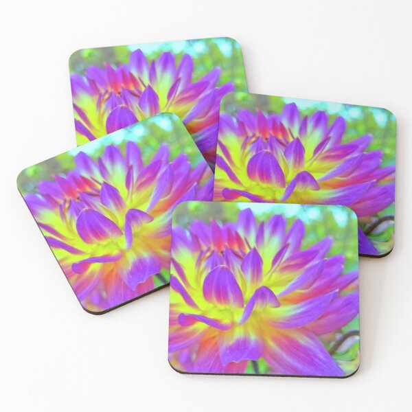 Item preview, Blue Dahlia In Yellow-Purple designed and sold by Sascha Richartz.