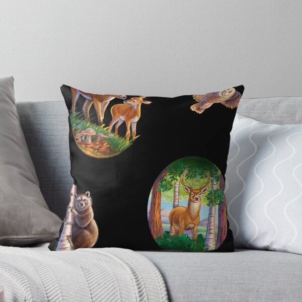 Item preview, Fawn and Doe, Owl, Raccoon, Deer Buck designed and sold by AnneWertheim.