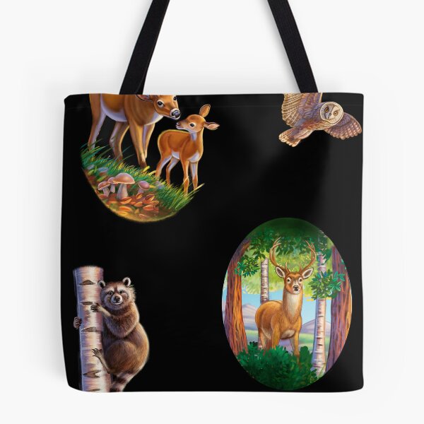 Item preview, Fawn and Doe, Owl, Raccoon, Deer Buck designed and sold by AnneWertheim.
