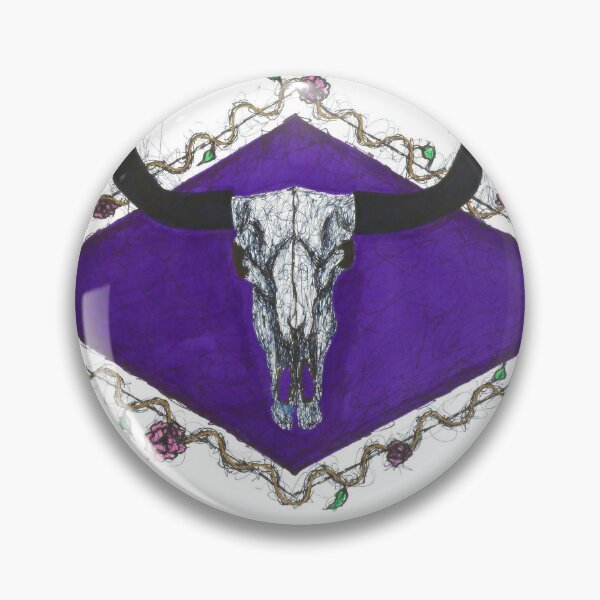 Item preview, Skull Series: Longhorn Bull designed and sold by Jessieisaninja.