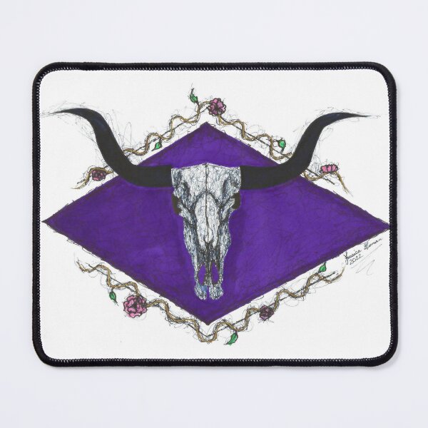 Item preview, Skull Series: Longhorn Bull designed and sold by Jessieisaninja.