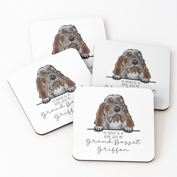 Item preview, I’d rather be at home with my Grand Basset Griffon designed and sold by Little Fuzz Shop.