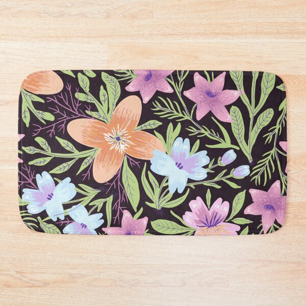 Item preview, Black Flowered Print designed and sold by KBMeyer.