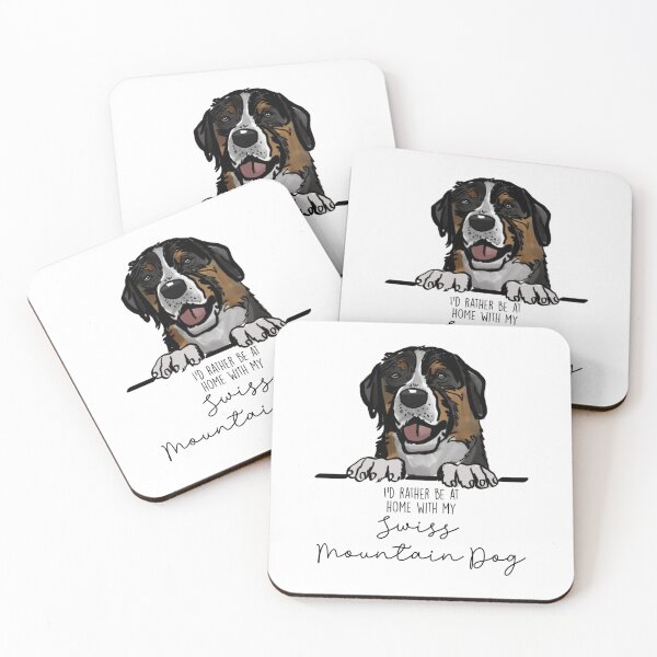 Item preview, I’d rather be at home with my Swiss Mountain Dog designed and sold by Little Fuzz Shop.