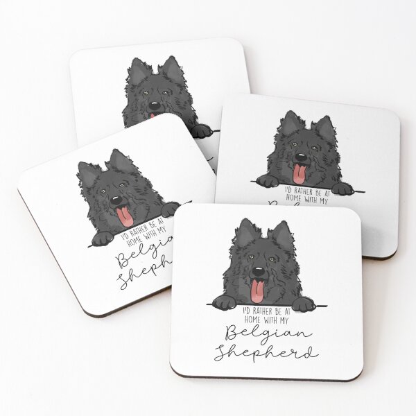 Item preview, I’d rather be at home with my Belgian Shepherd designed and sold by Little Fuzz Shop.