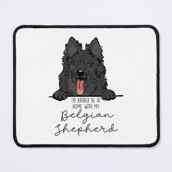 Item preview, I’d rather be at home with my Belgian Shepherd designed and sold by Little Fuzz Shop.