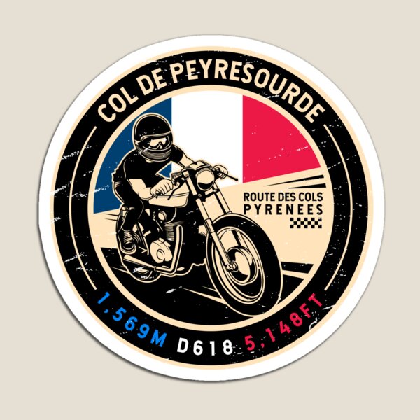 Item preview, Col de Peyresourde | Route des Cols | Motorcycle designed and sold by KrisSidDesigns.