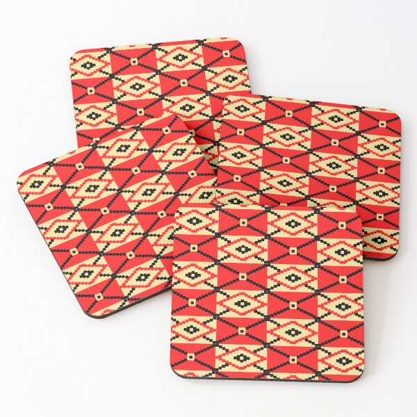 Item preview, Red Kente Inspired Print designed and sold by exotikcocotte.
