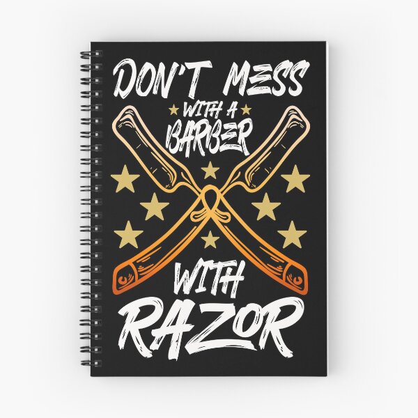 Item preview, DON'T MESS WITH A BARBER WITH RAZOR designed and sold by lukas69graphic.