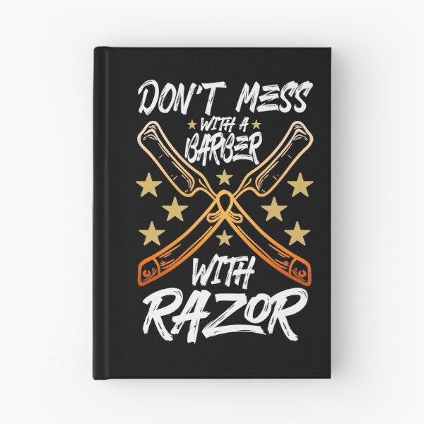 Item preview, DON'T MESS WITH A BARBER WITH RAZOR designed and sold by lukas69graphic.