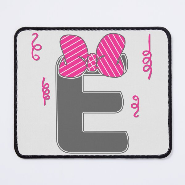 Item preview, Bows + Streamers Monogram E designed and sold by Owlies-Barn.