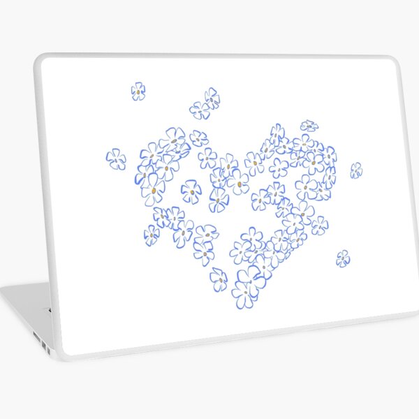 Forget-me-not Laptop Folie