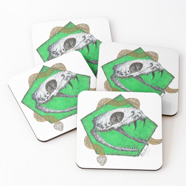 Item preview, Skull Series: Snake designed and sold by Jessieisaninja.