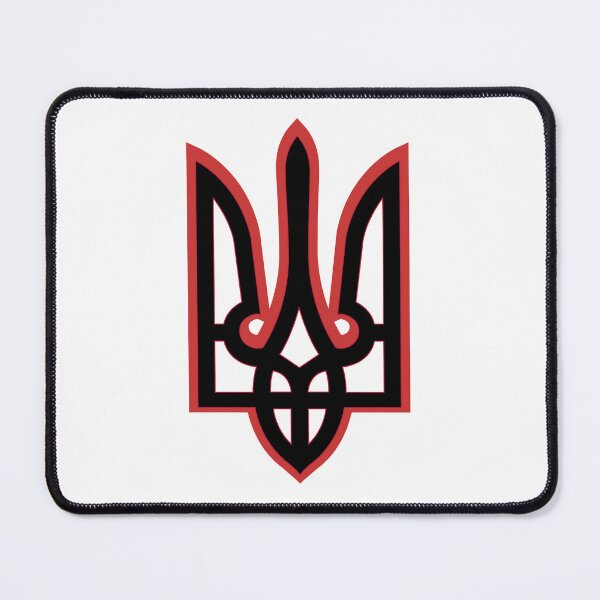Item preview, Ukrainian Tryzub Coat of Arms Black and Red designed and sold by Ykraina.