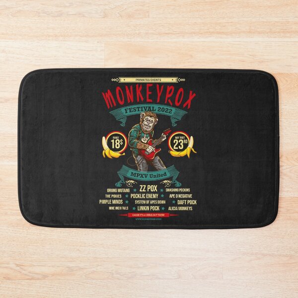 Item preview, Monkey Rox Rock Festival Monkeypox designed and sold by deichmonster.