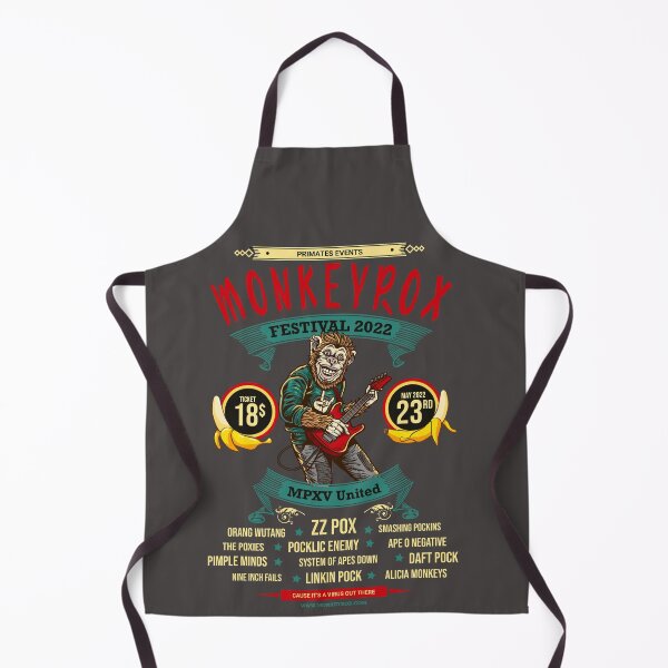 Item preview, Monkey Rox Rock Festival Monkeypox designed and sold by deichmonster.