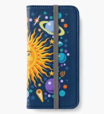 Solar System smiling sun universe iPhone Wallet/Case/Skin