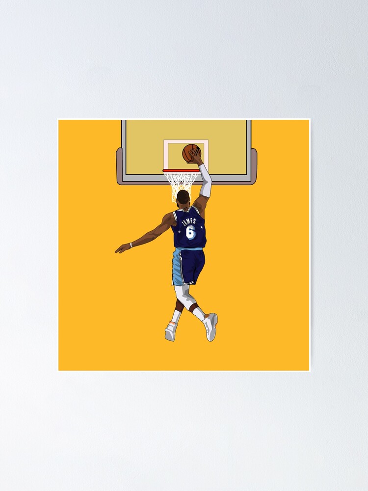 Lebron James Mamba Jersey Poster for Sale by WalkDesigns