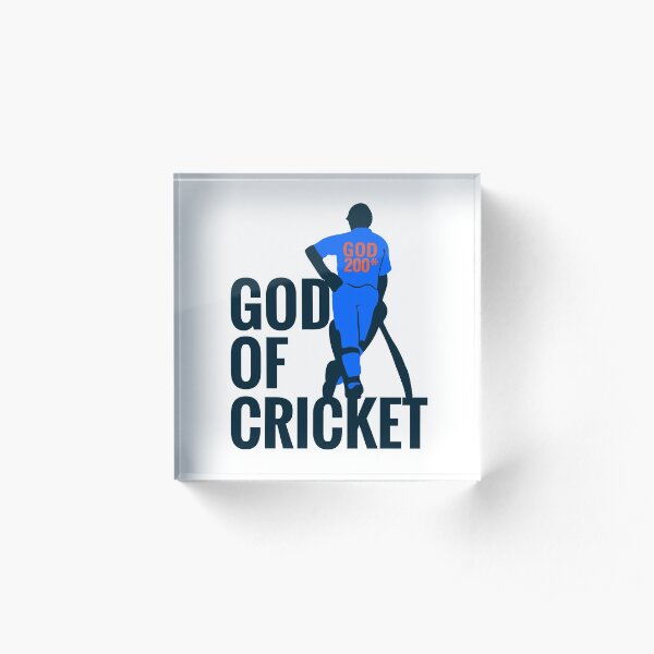 Sachin Tendulkar God of cricket Acrylic Block