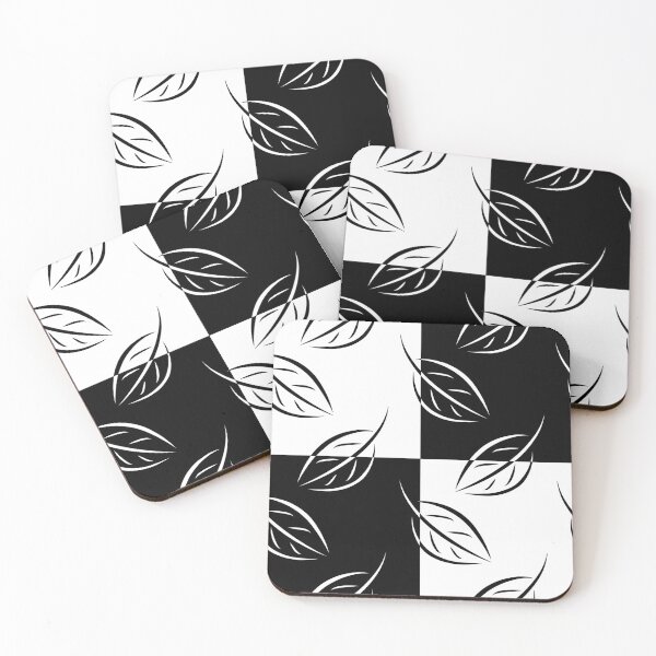 Item preview, Chequered Leaves designed and sold by Owlies-Barn.