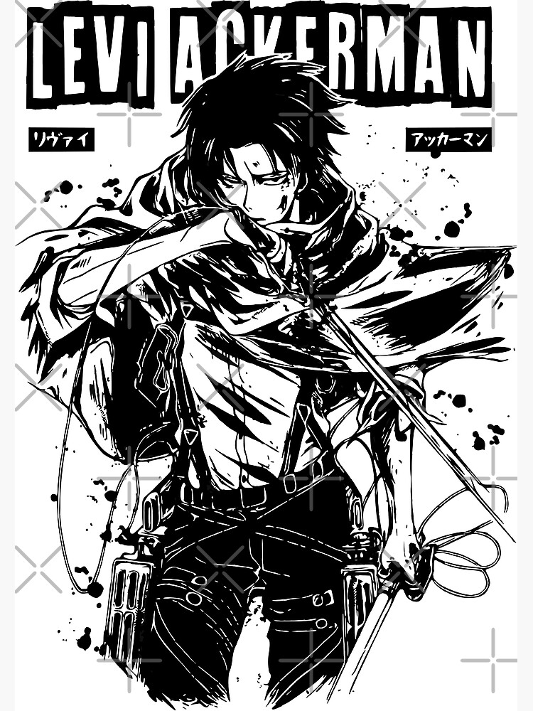 Levi Ackerman Attack On Titan Shingeki No Kyojin Poster For Sale By Ihasartwork Redbubble 2716