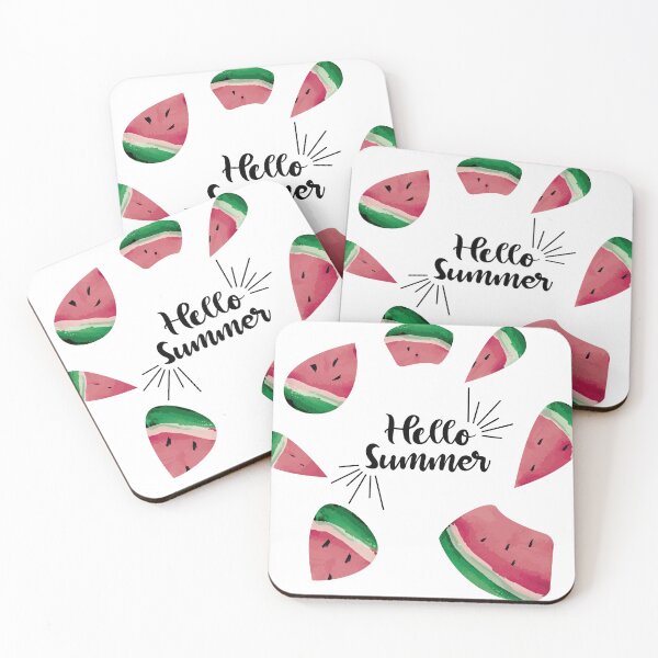 Item preview, Hello Summer - Watercolor Watermelon designed and sold by kmarins-art.