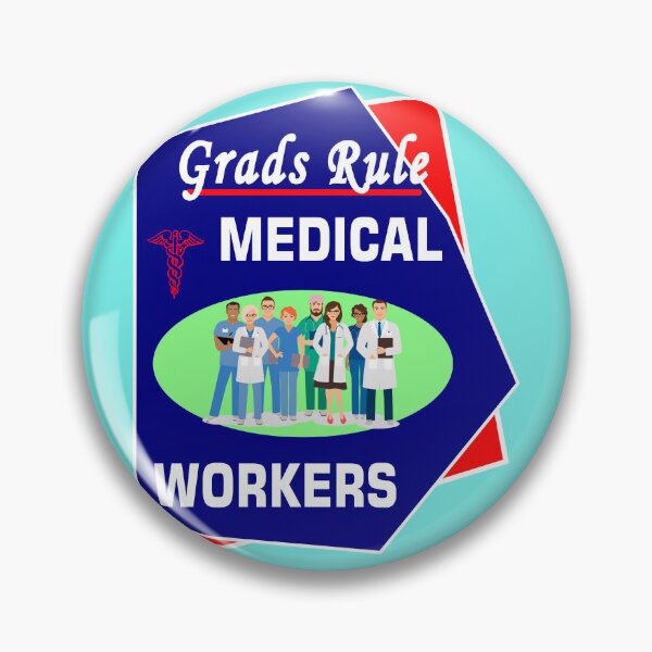 Item preview, Grads Rule - Medical Workers - 1970s Retro design designed and sold by ThisNThatImages.