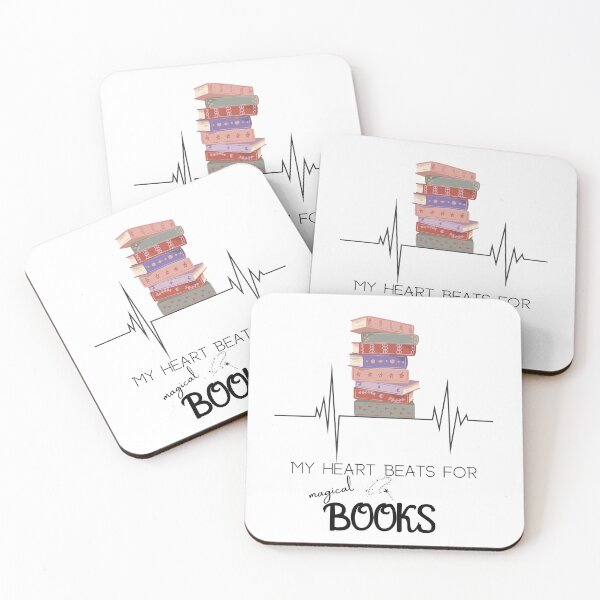 Item preview, My heart beats for magical books designed and sold by Karenamoon.