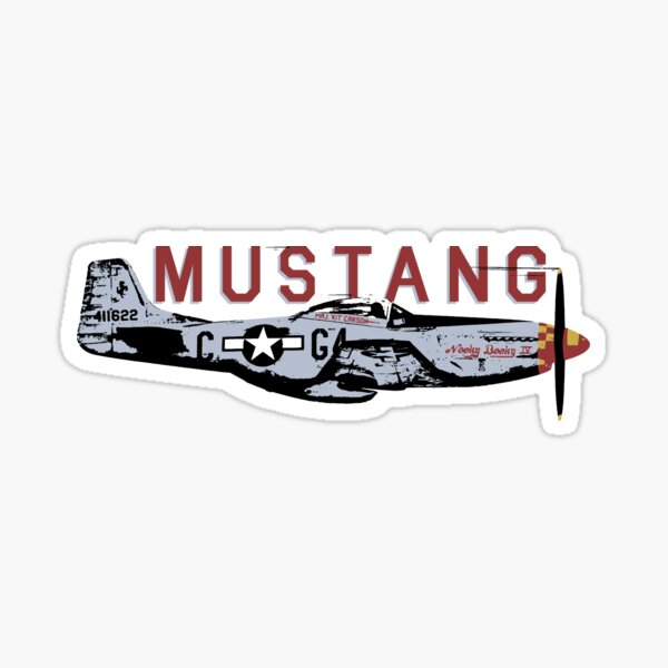 Item preview, Nooky Booky IV - P-51 MUSTANG - Grey designed and sold by boltjesdesign.