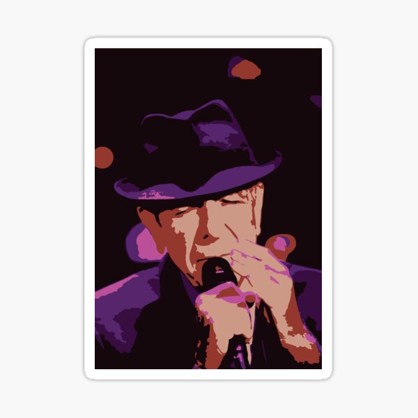 Halleluja-Lied - Leonard Cohen Sticker