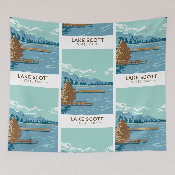 Item preview, Lake Scott State Park Kansas Vintage designed and sold by KrisSidDesigns.