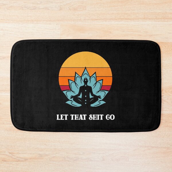 Item preview, Let That Shit Go Vintage Yoga Meditation Yoga Lover designed and sold by RNDR.