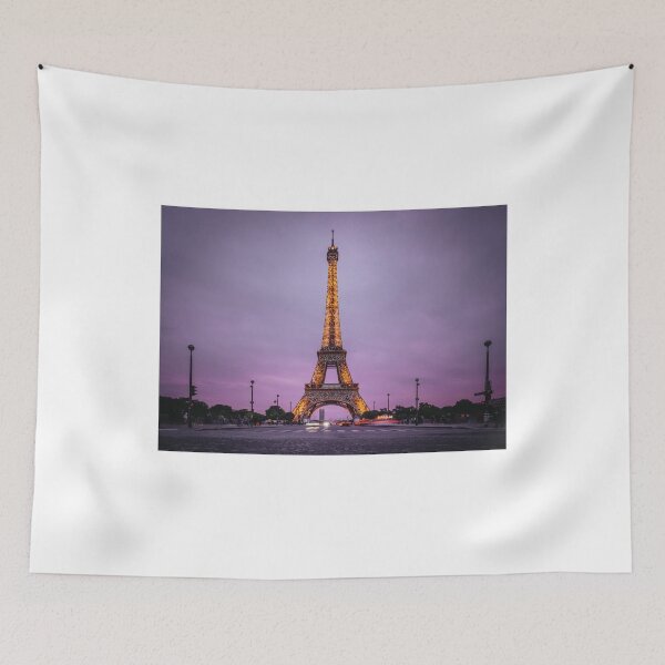Item preview, Eiffel Tower, France, Purple Sunset designed and sold by newburyboutique.