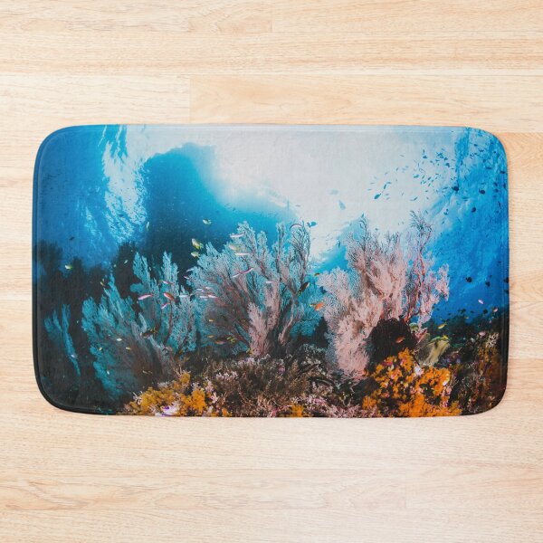 Item preview, fussmatte Fish in Water Bath Mat designed and sold by KhodjaDesings.