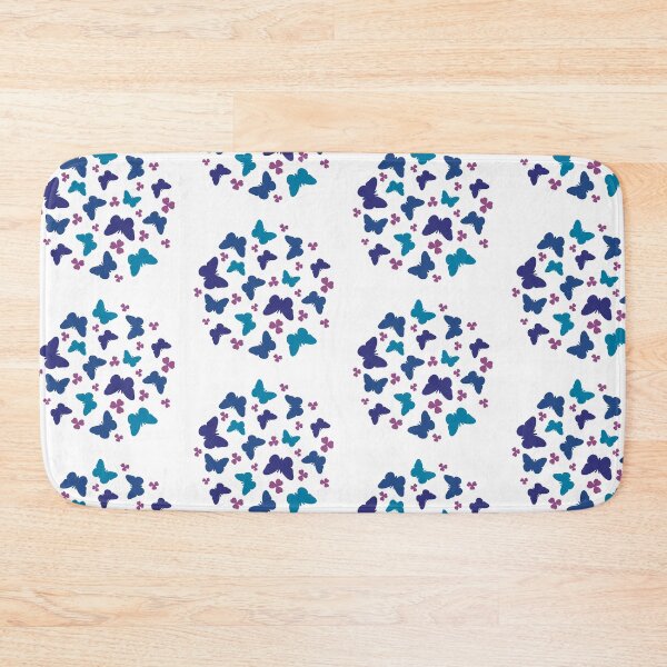 Item preview, Butterfly and Flower Pattern (Clear) designed and sold by BookwormSticker.