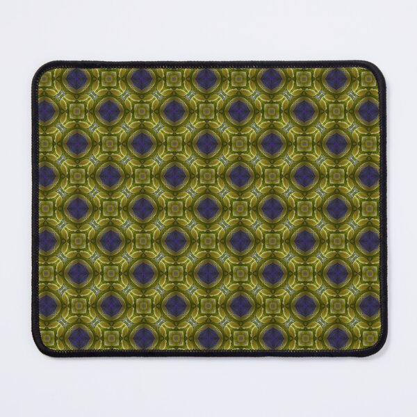 Item preview, Circles and squares in golden and blue abstract pattern by Code03 designed and sold by Code03.
