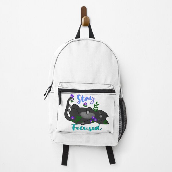 Item preview, Stay focused cat designed and sold by Little Crows Trinkets.