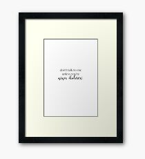 nina dobrev Framed Print