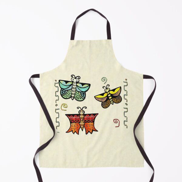 Item preview, Zuni Butterfly Folk Art designed and sold by bohemianbound.