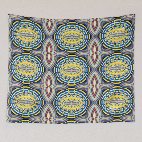 Item preview, Bright Yellow Mandala Pattern designed and sold by MarfffaArt.