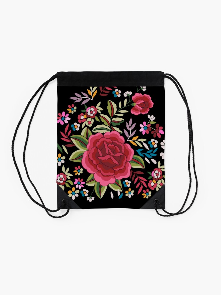 Alternate view of Mantón de Manila Drawstring Bag