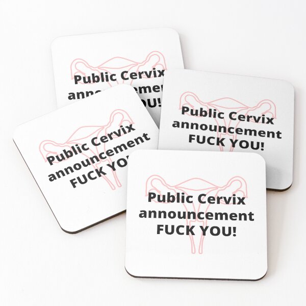 Item preview, Public Cervix Announcement FUCK YOU! designed and sold by Lucha-Morena.