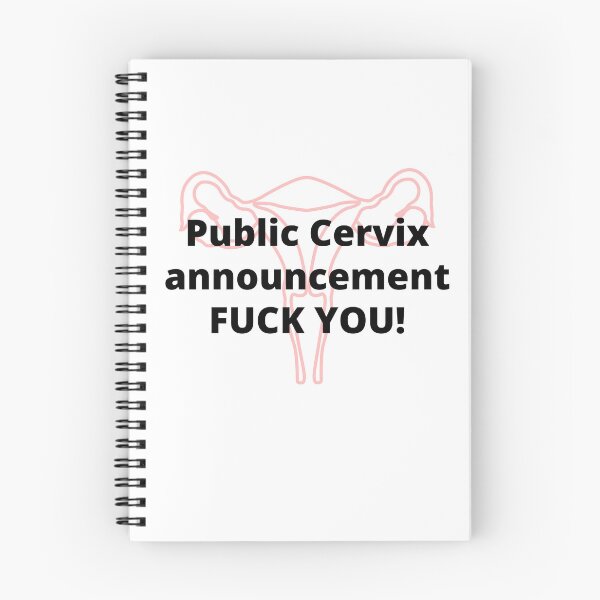 Item preview, Public Cervix Announcement FUCK YOU! designed and sold by Lucha-Morena.