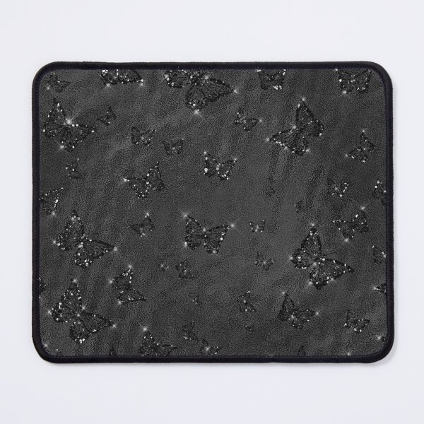 Item preview, Butterflies Black Glam Texture | Black Glam Texture designed and sold by TrendyGlitter.